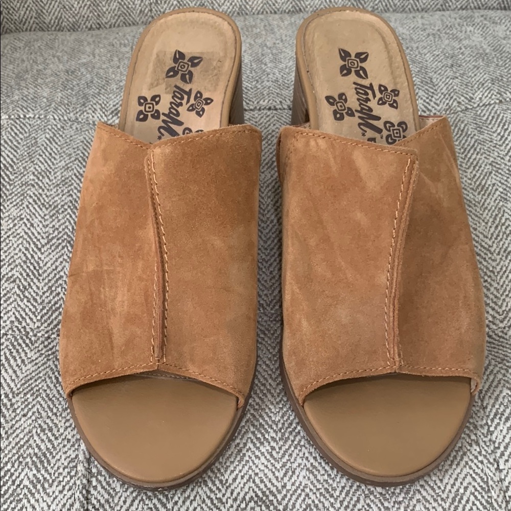 Tan Mule Sandals by Tara M